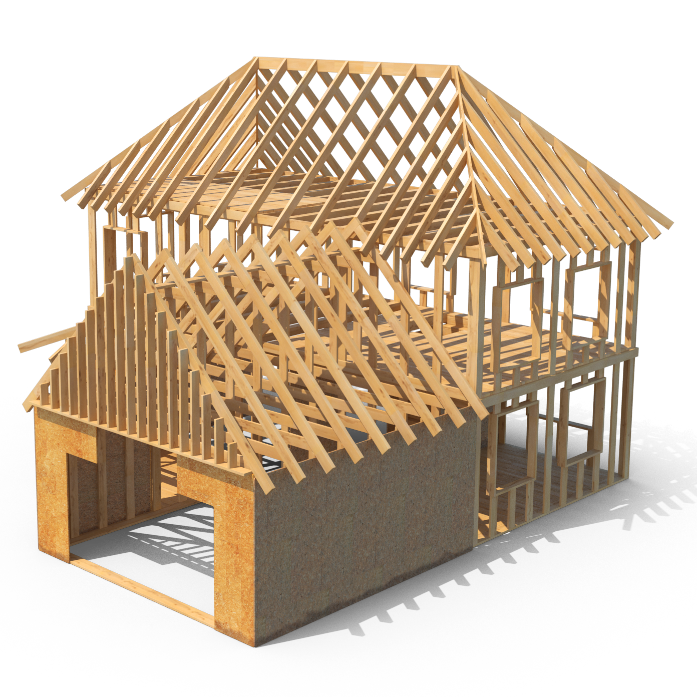 house construction-timberwork